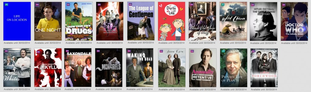 BBC titles leaving Netflix UK at the end of March 2014