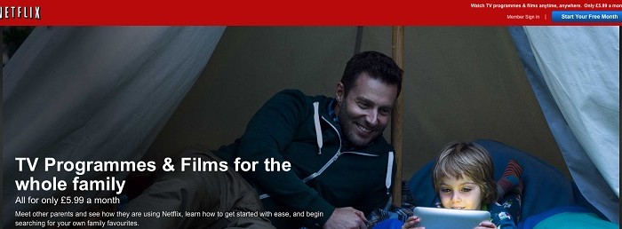 Netflix Families targets your children