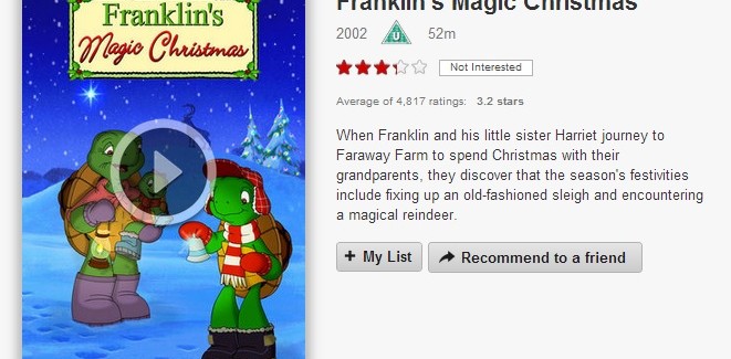VOD film review: Franklin’s Magic Christmas