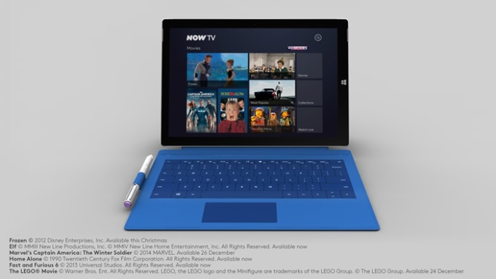 NOW TV now available on Windows 8.1