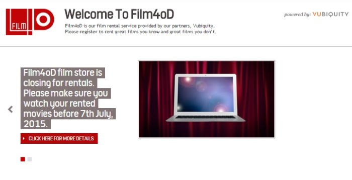 Film4oD to close in July