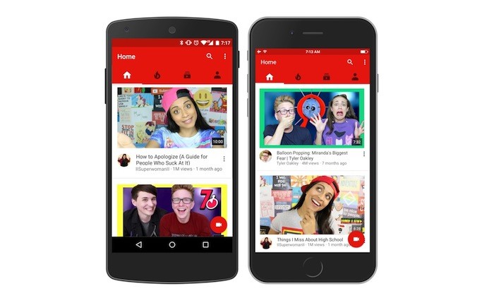 YouTube revamps homepage for mobiles