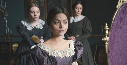 From ITV VICTORIA Episode One Pictured: NELL HUDSON (Skerrett), EVE MYLES (Mrs Jenkins) and JENNA COLEMAN as Victoria This photograph is (C) ITV Plc and can only be reproduced for editorial purposes directly in connection with the programme or event mentioned above. Once made available by ITV plc Picture Desk, this photograph can be reproduced once only up until the transmission [TX] date and no reproduction fee will be charged. Any subsequent usage may incur a fee. This photograph must not be manipulated [excluding basic cropping] in a manner which alters the visual appearance of the person photographed deemed detrimental or inappropriate by ITV plc Picture Desk. This photograph must not be syndicated to any other company, publication or website, or permanently archived, without the express written permission of ITV Plc Picture Desk. Full Terms and conditions are available on the website www.itvpictures.com For further information please contact: Patrick.smith@itv.com 0207 1573044