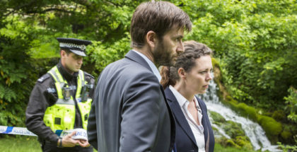 ITV BROADCHURCH SERIES 3 Episode 3 Pictured : OLIVIA COLMAN as D.S. ELLIE MILLER as Olivia and DAVID TENNANT as D.I Alec Hardy. This photograph is (C) ITV Plc and can only be reproduced for editorial purposes directly in connection with the programme or event mentioned above. Once made available by ITV plc Picture Desk, this photograph can be reproduced once only up until the transmission [TX] date and no reproduction fee will be charged. Any subsequent usage may incur a fee. This photograph must not be manipulated [excluding basic cropping] in a manner which alters the visual appearance of the person photographed deemed detrimental or inappropriate by ITV plc Picture Desk. This photograph must not be syndicated to any other company, publication or website, or permanently archived, without the express written permission of ITV Plc Picture Desk. Full Terms and conditions are available on the website www.itvpictures.com For further information please contact: Patrick.smith@itv.com 0207 1573044