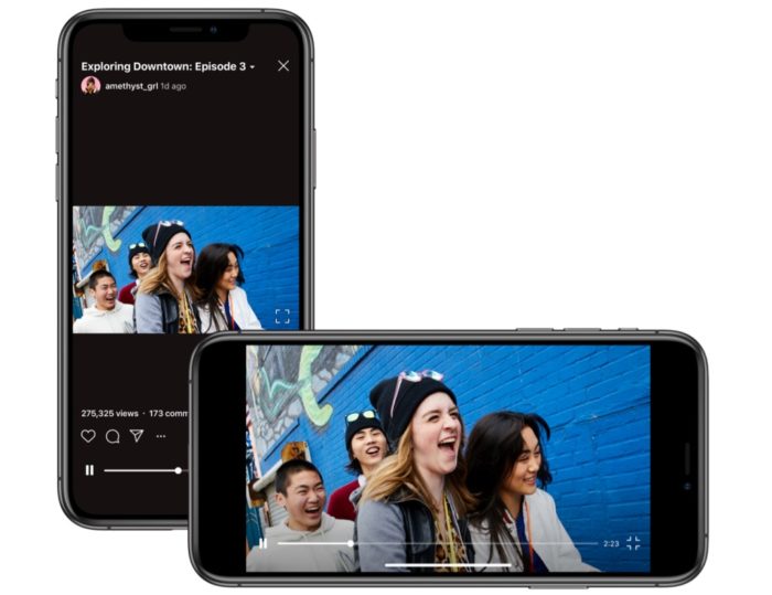 Instagram’s IGTV opens up to horizontal videos